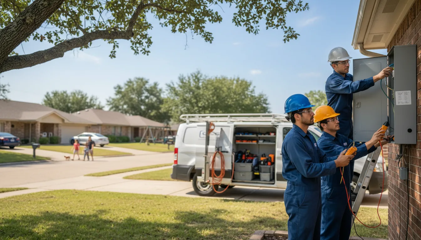 Certified electrician providing emergency electrical services in Rosholt, SD